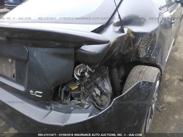 JTKJF5C77B3000239 - 2011 TOYOTA SCION TC 灰色 照片 6
