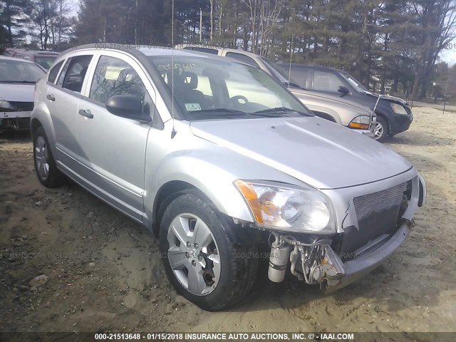 1B3HB48B07D404317 - 2007 DODGE CALIBER SXT SILVER photo 1