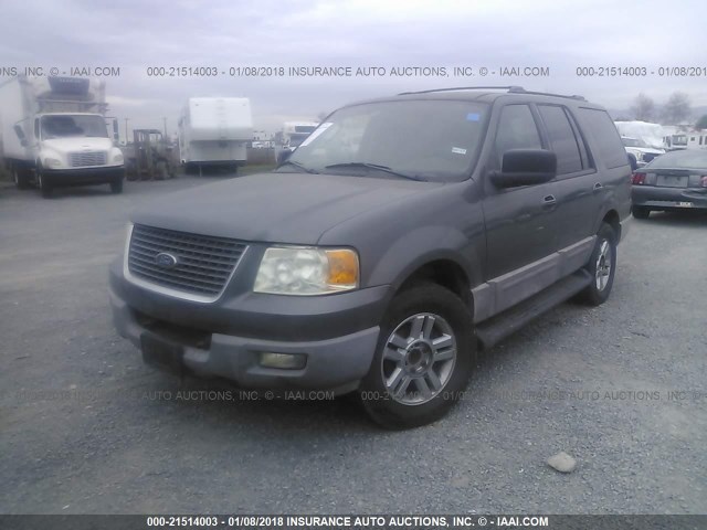 1FMPU15L33LC33980 - 2003 FORD EXPEDITION XLT GRAY photo 2