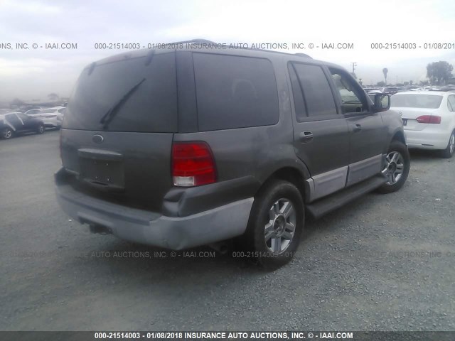 1FMPU15L33LC33980 - 2003 FORD EXPEDITION XLT GRAY photo 4