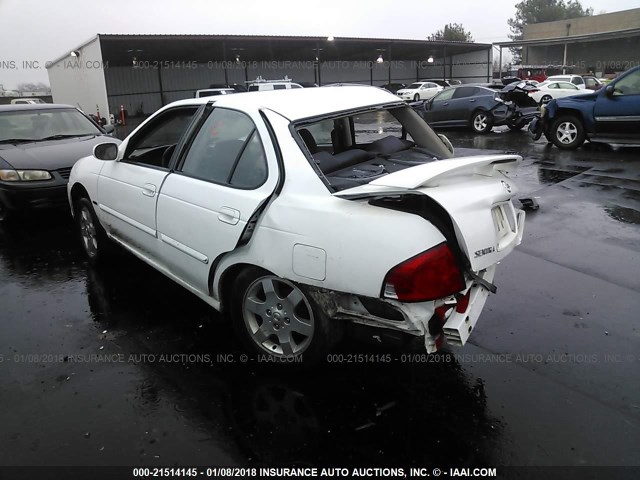 3N1CB51DX6L592978 - 2006 NISSAN SENTRA 1.8/1.8S WHITE photo 3