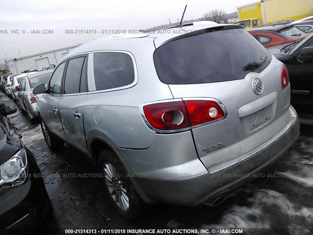 5GAKRBED4BJ216258 - 2011 BUICK ENCLAVE CXL SILVER photo 3