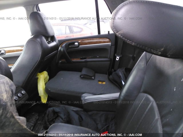 5GAKRBED4BJ216258 - 2011 BUICK ENCLAVE CXL ვერცხლისფერი ფოტო 8