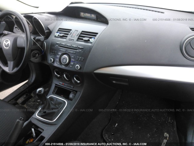 JM1BL1TF6D1722370 - 2013 MAZDA 3 I SILVER photo 5