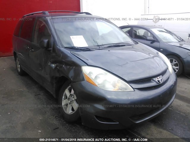 5TDZA23C16S453295 - 2006 TOYOTA SIENNA CE/LE BLUE photo 1