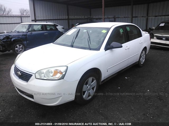 1G1ZS58N78F115985 - 2008 CHEVROLET MALIBU LS თეთრი ფოტო 2
