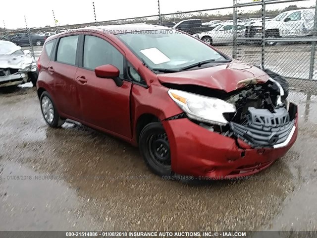 3N1CE2CP9GL360242 - 2016 NISSAN VERSA NOTE S/S PLUS/SV/SL/SR BURGUNDY photo 1