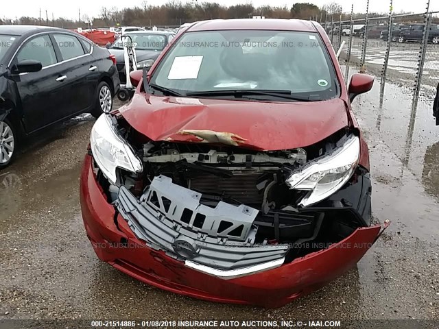 3N1CE2CP9GL360242 - 2016 NISSAN VERSA NOTE S/S PLUS/SV/SL/SR BURGUNDY photo 6