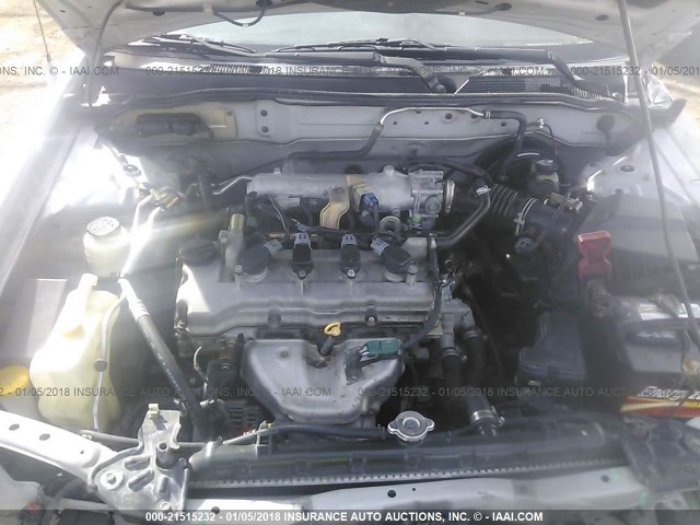 3N1CB51D73L779929 - 2003 NISSAN SENTRA XE/GXE GRAY photo 10