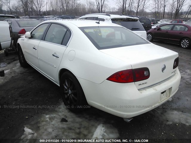 1G4HE57Y27U103738 - 2007 BUICK LUCERNE CXS WHITE photo 3