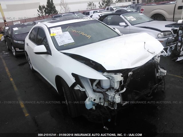 JH4CU2F65DC003018 - 2013 ACURA TSX TECH WHITE photo 1