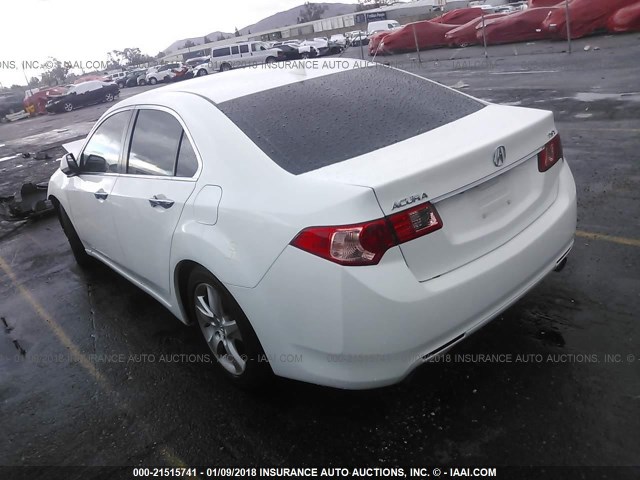 JH4CU2F65DC003018 - 2013 ACURA TSX TECH WHITE photo 3