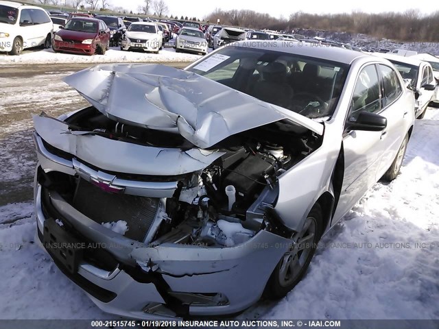1G11B5SL3FF223487 - 2015 CHEVROLET MALIBU LS 银色 照片 2