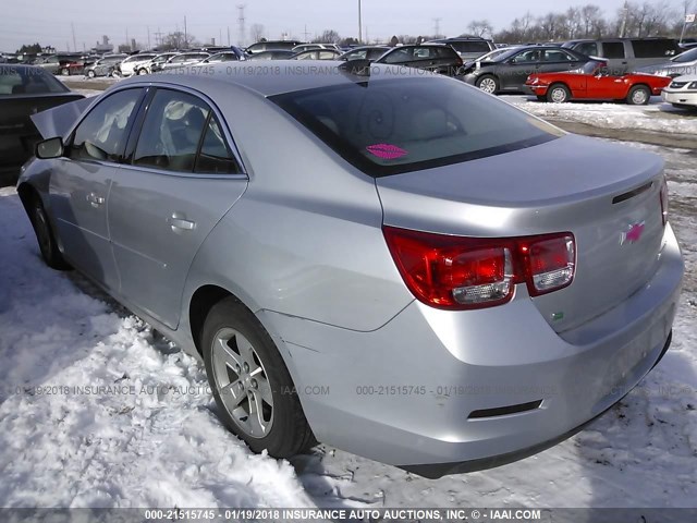 1G11B5SL3FF223487 - 2015 CHEVROLET MALIBU LS 银色 照片 3