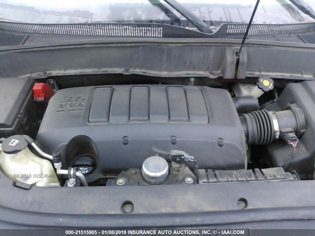 1GNLRFED2AS120770 - 2010 CHEVROLET TRAVERSE LT MAROON photo 10