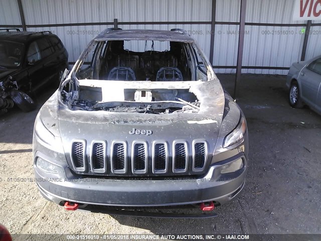 1C4PJMBB9FW699121 - 2015 JEEP CHEROKEE TRAILHAWK 灰色 照片 6