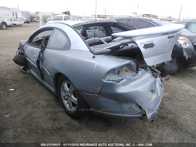 4B3AG42G44E118417 - 2004 DODGE STRATUS SXT BLUE photo 3