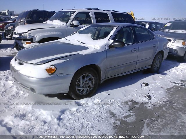 1G2NF52E64C247560 - 2004 PONTIAC GRAND AM SE1 SILVER photo 2