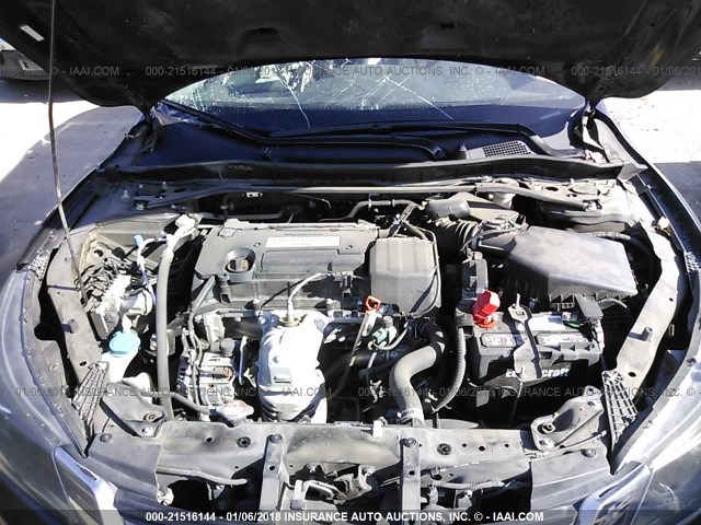 1HGCR2F71EA047771 - 2014 HONDA ACCORD EX BLACK photo 10