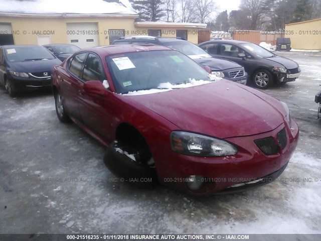 2G2WP552171148772 - 2007 PONTIAC GRAND PRIX RED photo 1