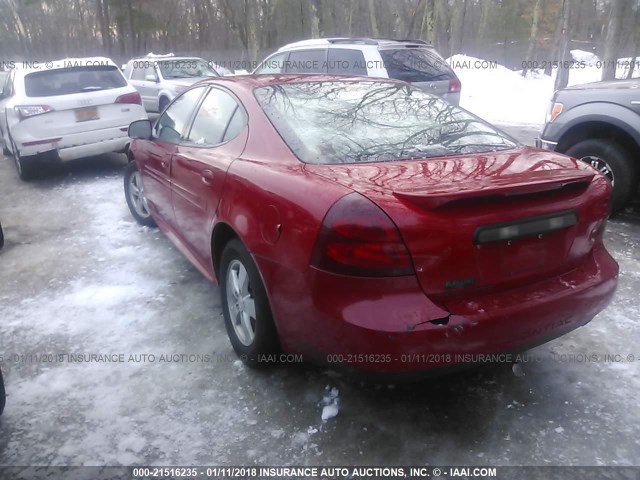 2G2WP552171148772 - 2007 PONTIAC GRAND PRIX RED photo 3