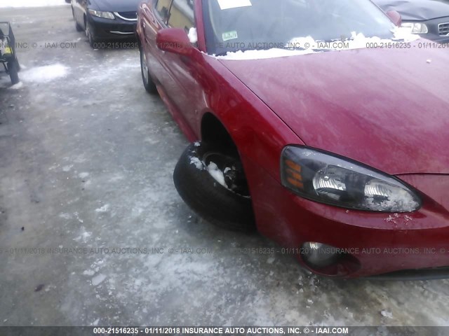 2G2WP552171148772 - 2007 PONTIAC GRAND PRIX RED photo 6