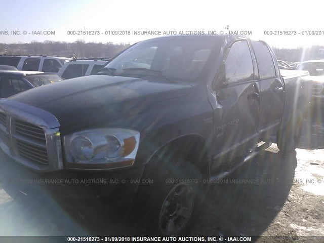 3D7KS28D66G111345 - 2006 DODGE RAM 2500 ST/SLT BLACK photo 2