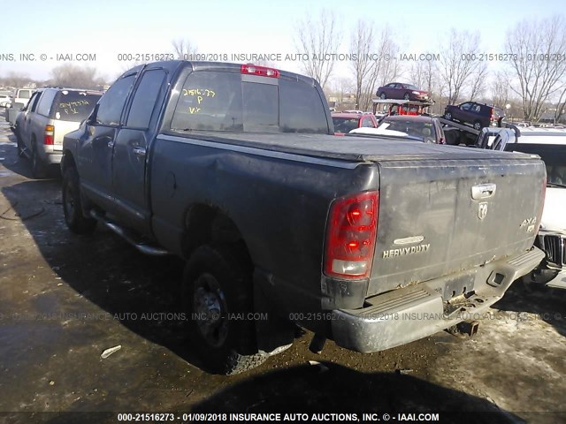 3D7KS28D66G111345 - 2006 DODGE RAM 2500 ST/SLT 黑色 照片 3