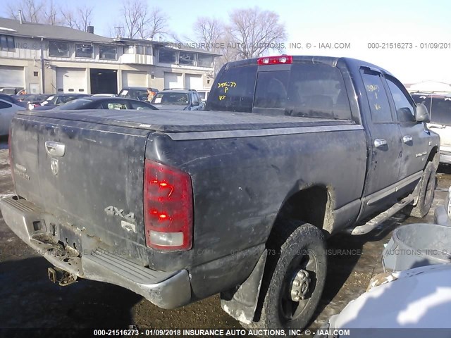 3D7KS28D66G111345 - 2006 DODGE RAM 2500 ST/SLT 黑色 照片 4