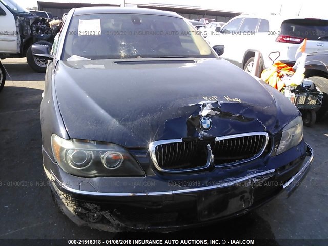 WBAHN835X8DT81481 - 2008 BMW 750 LI BLACK photo 6