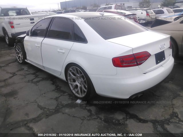 WAULF78K79A125785 - 2009 AUDI A4 2.0T QUATTRO WHITE photo 3