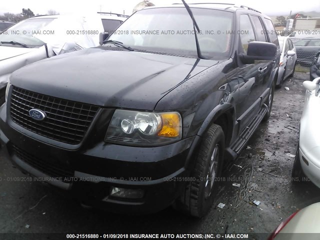 1FMFU20585LB10429 - 2005 FORD EXPEDITION LIMITED BLACK photo 2