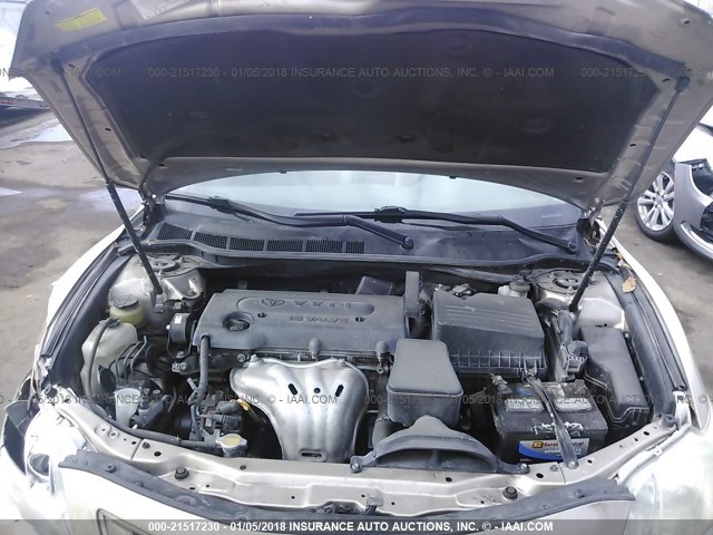4T1BE46K49U809979 - 2009 TOYOTA CAMRY SE/LE/XLE 金色 照片 10