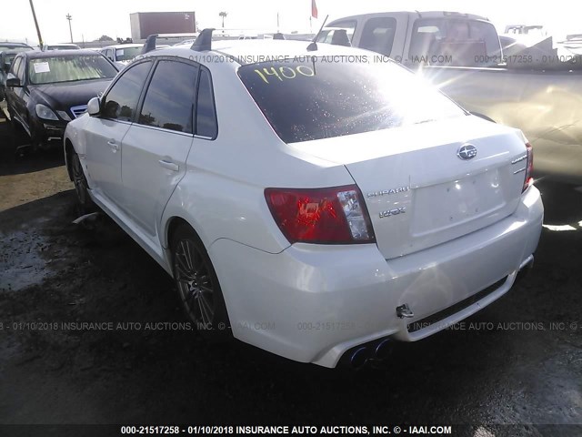 JF1GV7E67DG004796 - 2013 SUBARU IMPREZA WRX WHITE photo 3