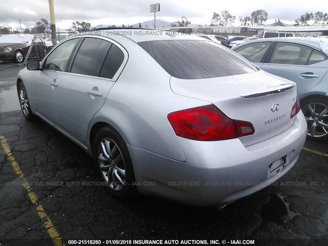 JNKCV61E89M302992 - 2009 INFINITI G37 JOURNEY/SPORT SILVER photo 3