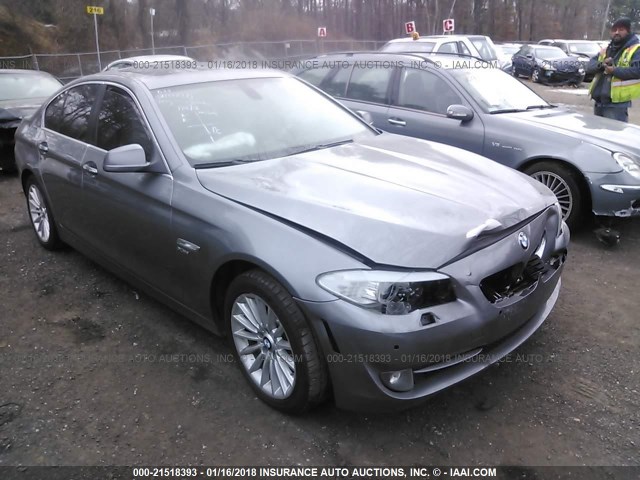 WBAFU7C5XCDU63045 - 2012 BMW 535 XI GRAY photo 1