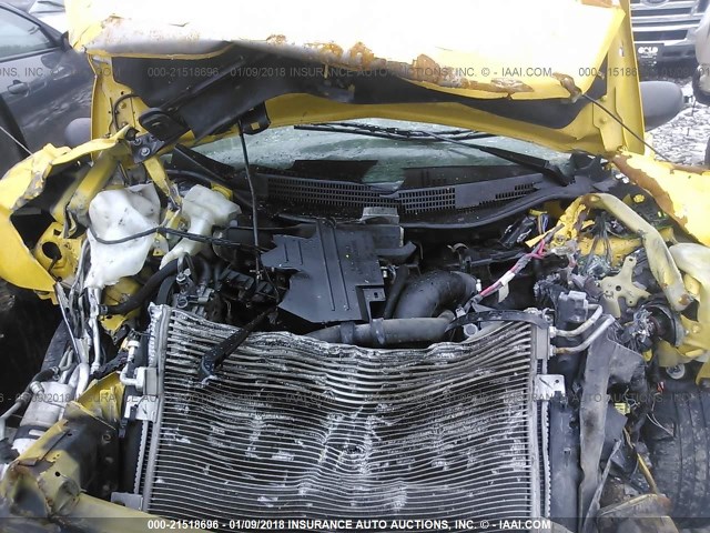 1B3HB48B77D539911 - 2007 DODGE CALIBER SXT YELLOW photo 10