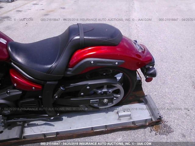 JYAVP33E7DA008781 - 2013 YAMAHA XVS1300 CU RED photo 6