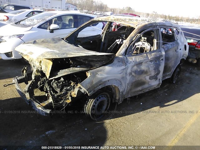 KM8J33A22GU040348 - 2016 HYUNDAI TUCSON LIMITED/SPORT AND ECO/SE BLACK photo 2