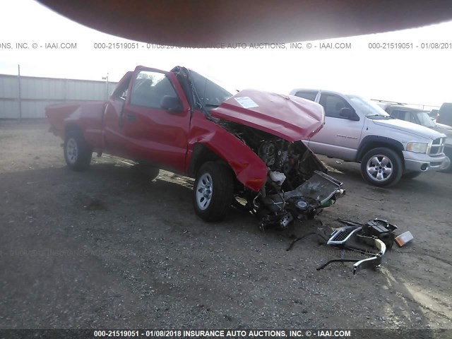 1GCEC19X97Z115723 - 2007 CHEVROLET SILVERADO C1500 CLASSIC RED photo 1