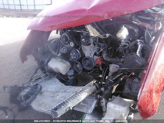 1GCEC19X97Z115723 - 2007 CHEVROLET SILVERADO C1500 CLASSIC RED photo 10