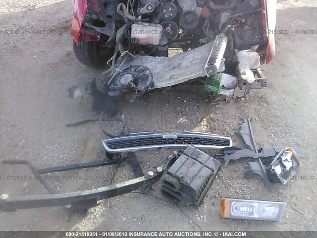 1GCEC19X97Z115723 - 2007 CHEVROLET SILVERADO C1500 CLASSIC RED photo 6