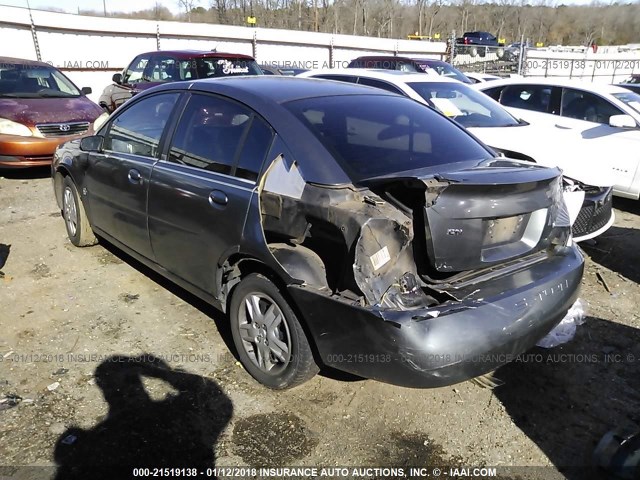 1G8AJ52F05Z111578 - 2005 SATURN ION LEVEL 2 GRAY photo 3