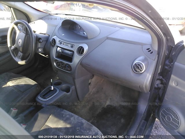 1G8AJ52F05Z111578 - 2005 SATURN ION LEVEL 2 GRAY photo 5