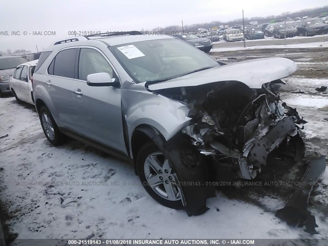 2GNALDEK4E6121567 - 2014 CHEVROLET EQUINOX LTZ SILVER photo 1