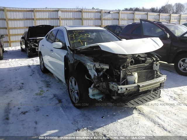 5J6TF2H56AL009044 - 2010 HONDA ACCORD CROSSTOUR EXL WHITE photo 1