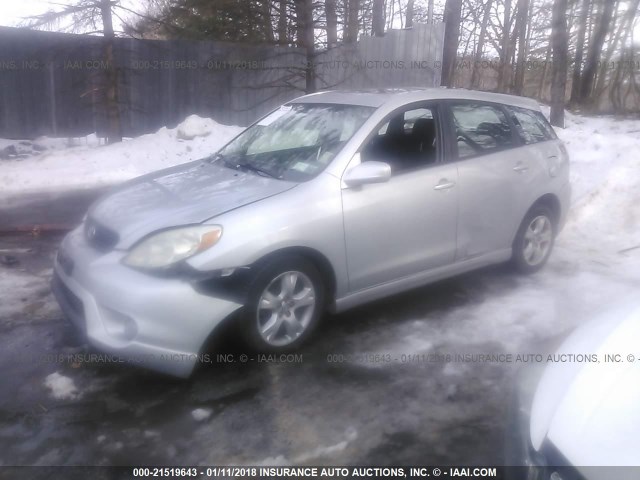 2T1KR32E87C677838 - 2007 TOYOTA COROLLA MATRIX XR SILVER photo 2