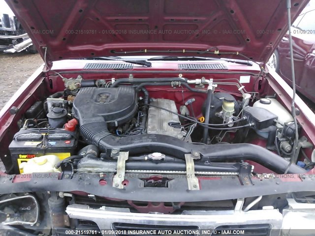 1N6SD11S0TC354670 - 1996 NISSAN TRUCK XE RED photo 10