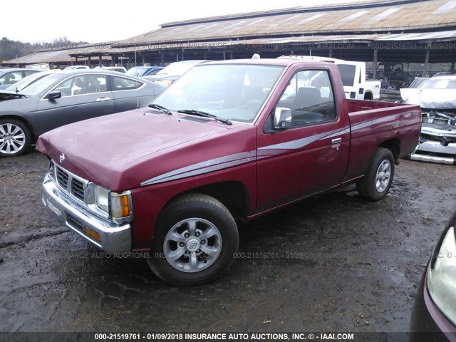 1N6SD11S0TC354670 - 1996 NISSAN TRUCK XE RED photo 2