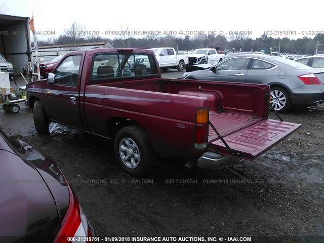 1N6SD11S0TC354670 - 1996 NISSAN TRUCK XE RED photo 3
